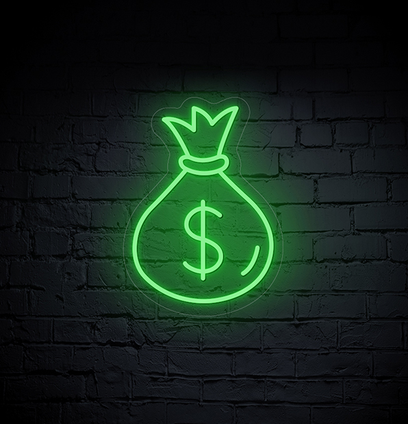 Dollar LED Neon Sign