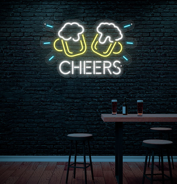 Cheers Beer Neon Sign