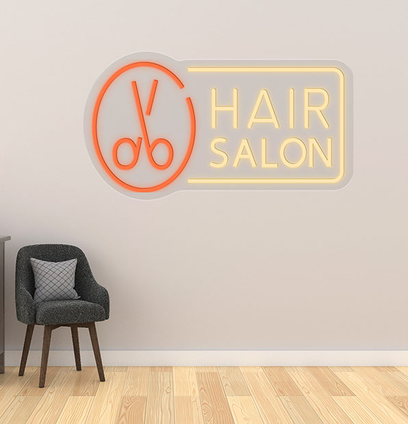 Hair Salon LED Sign