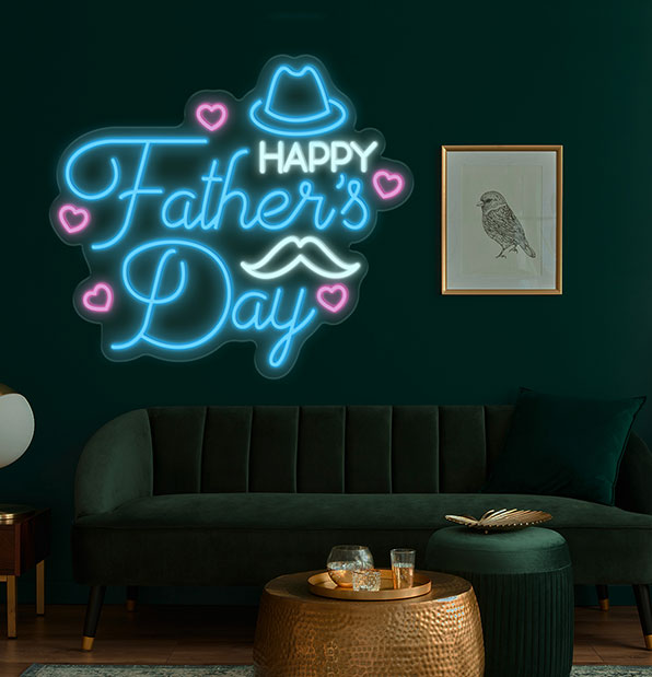 Happy Father's Day LED Sign