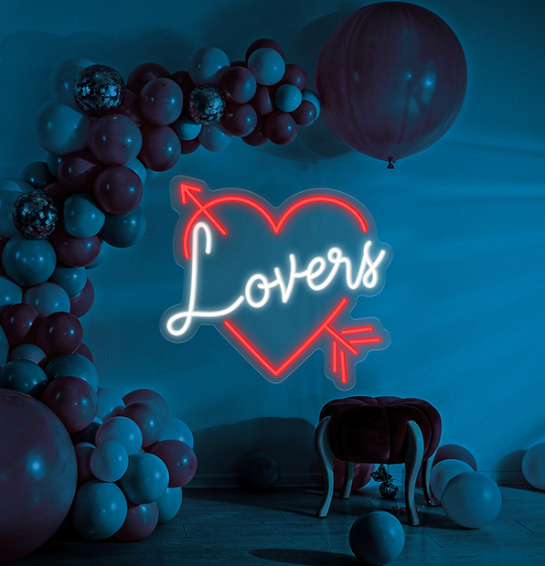 Lovers LED Neon Sign