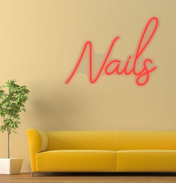 Nails LED Neon Sign