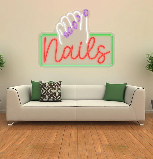 Nails Neon Sign 