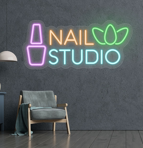 Nails Studio Neon Sign