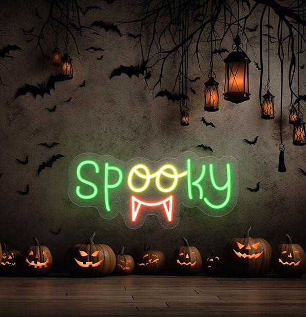 Spooky Neon Sign