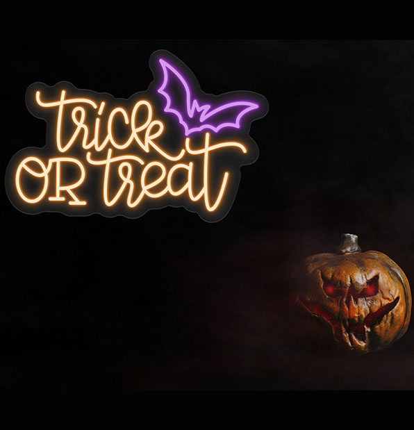 Trick Or Treat Neon Sign