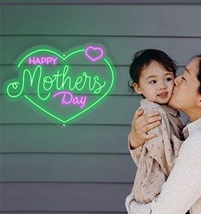 Happy Mothers Day Neon Light