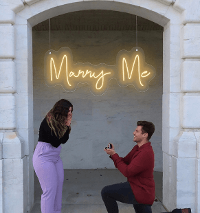 Marry Me Neon Sign