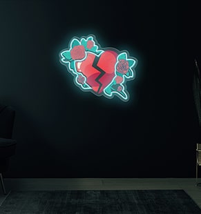 Wilted Love Neon Sign