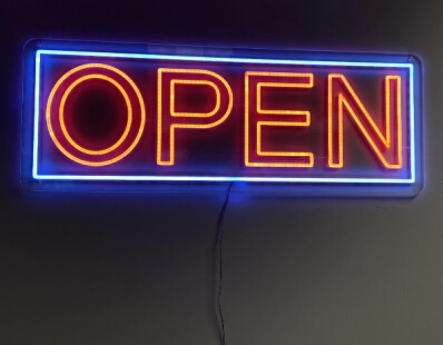 Open Neon Signs