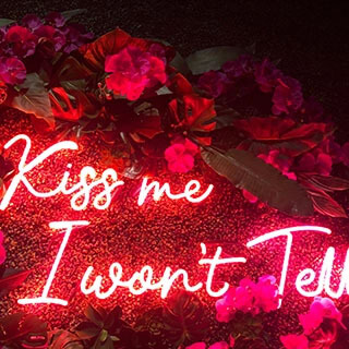 Romantic quote LED neon signs NeonChamp portfolio